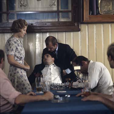 Irm Hermann, Hans Hirschmüller, Klaus Löwitsch (v.l.n.r.) in "Händler der vier Jahreszeiten" (1971) Händler der vier Jahreszeiten, Quelle: Sammlung Peter Gauhe/DIF