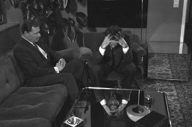 Ivan Desny, Adrian Hoven (v.l.n.r.) Welt am Draht