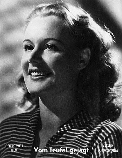 Maria Holst in "Vom Teufel gejagt" (1950) "Vom Teufel gejagt"