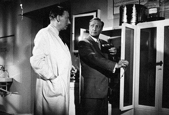 Willy Birgel, Hans Albers (v.l.n.r.) in "Vom Teufel gejagt" (1950) "Vom Teufel gejagt"
