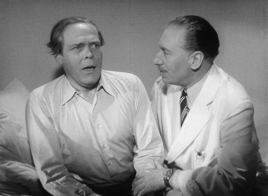 Alexander Golling, Willy Birgel (v.l.n.r.) in "Vom Teufel gejagt" (1950) "Vom Teufel gejagt"