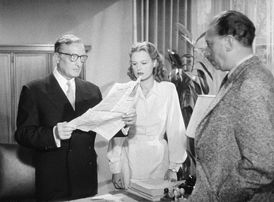 Hans Albers, Maria Holst, Willy Birgel (v.l.n.r.) in "Vom Teufel gejagt" (1950) "Vom Teufel gejagt"
