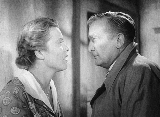 Heidemarie Hatheyer, Hans Albers in "Vom Teufel gejagt" (1950) "Vom Teufel gejagt"