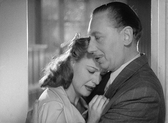 Maria Holst, Willy Birgel in "Vom Teufel gejagt" (1950) "Vom Teufel gejagt"