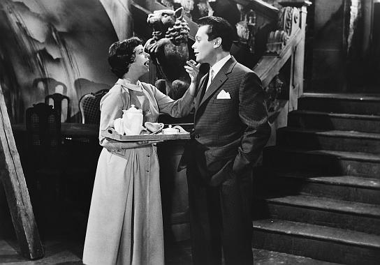 Ruth Stephan, Peter Weck in "Die gestohlene Hose" (1956) Die gestohlene Hose