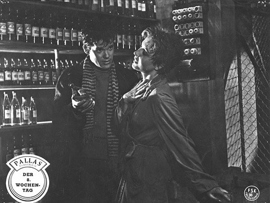 Zbigniew Cybulski, Sonja Ziemann in "Der achte Wochentag" (1957/58) "Der achte Wochentag", Quelle: DIF