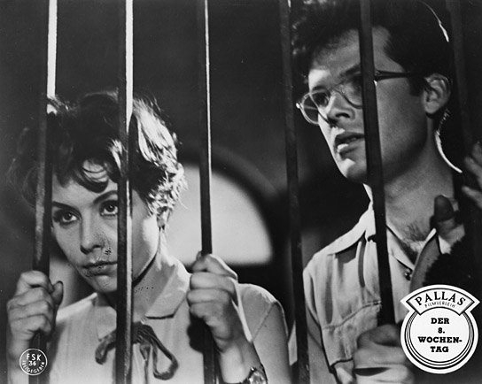 Sonja Ziemann, Zbigniew Cybulski in "Der achte Wochentag" (1957/58) "Der achte Wochentag", Quelle: DIF