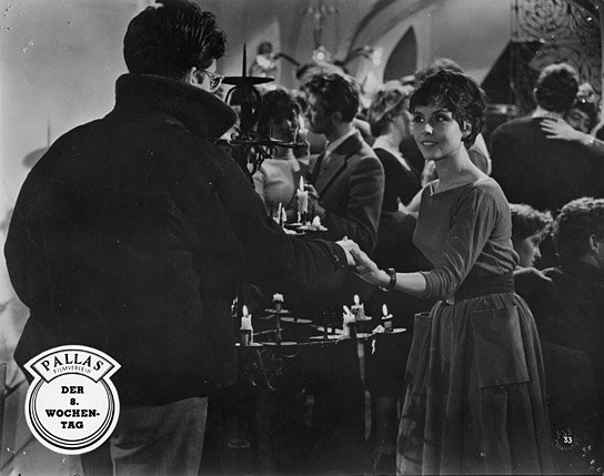 Zbigniew Cybulski, Sonja Ziemann in "Der achte Wochentag" (1957/58) "Der achte Wochentag", Quelle: DIF