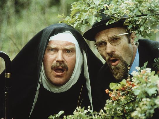 Gerd Duwner, Siegfried Zügel (v.l.n.r.) in "Die goldene Banane von Bad Porno" (1971) Die goldene Banane von Bad Porno