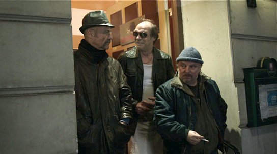 Heiner Lauterbach, Martin Brambach, Axel Prahl (v.l.n.r.) in "Harms" (2011-13) Harms, Quelle: Kinostar, DIF, © Kinostar Filmverleih