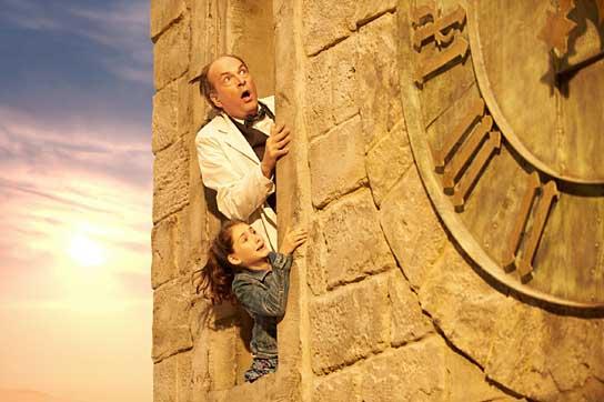 Herbert Knaup, Emily Kusche in "Das kleine Gespenst" (2012/13) Das kleine Gespenst, Quelle: Universum Film, DIF, © Universum Film, W. Wehner
