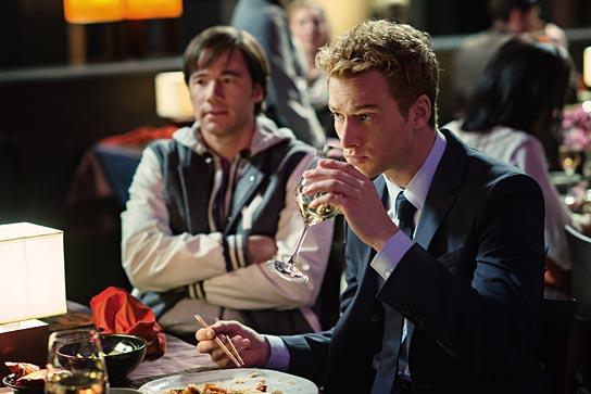 Michael Bully Herbig, Alexander Fehling (v.l.n.r.) in "Buddy" (2013) Buddy, Quelle: Warner Bros., DIF, © herbX film, Warner Bros., Marco Nagel