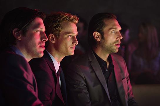 Nick Romm, Alexander Fehling, Alexander Wüst (v.l.n.r.) in "Buddy" (2013) Buddy, Quelle: Warner Bros., DIF, © herbX film, Warner Bros., Marco Nagel