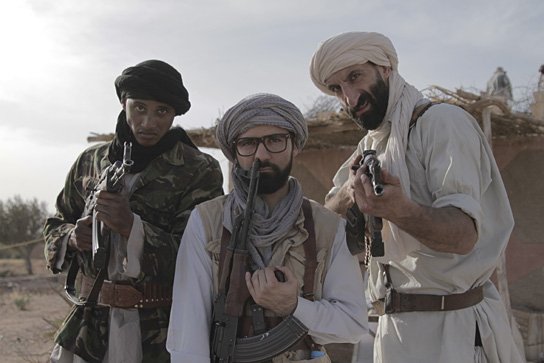 Tedros Teclebrhan, Navid Akhavan, Badasar Calbiyik (v.l.n.r.) in "Die Mamba" (2013/14) Die Mamba, Quelle: Senator, DIF, © e&a film, brave new work, Dirk Heuer