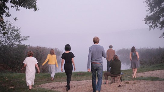 Brigitte Böttrich, Milena Dreißig, Alexandra Finder, Matthias Lier, Oliver Törner, Frank Jacobsen, Natalia Rudziewicz (v.l.n.r.) in "Antons Fest" (2011-13) "Antons Fest"; Quelle: daredo media, DIF