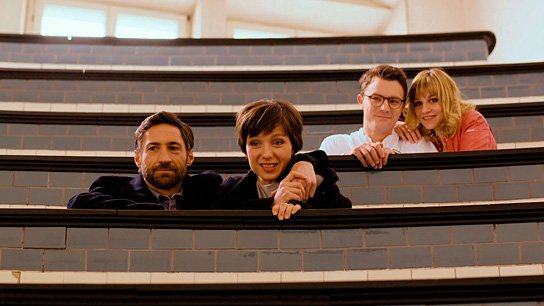 Benjamin Sadler, Julia Koschitz, Friedrich Mücke, Teresa Rizos (v.l.n.r.) in "Bocksprünge" (2013) Bocksprünge, Quelle: Movienet Film, DIF