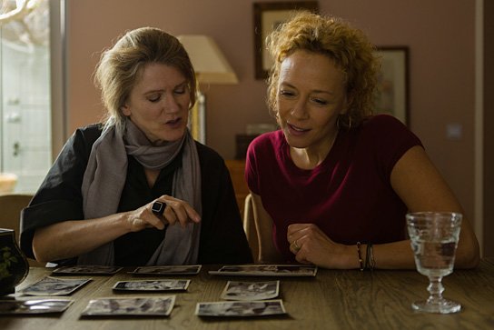 Barbara Sukowa, Katja Riemann (v.l.n.r.) in "Die abhandene Welt" (2014/15) Die abhandene Welt, © 2015 Concorde Filmverleih, Jan Betke