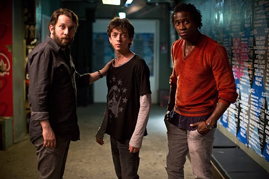 Christian Ulmen, Nahuel Pérez Biscayart, Eugene Boateng (v.l.n.r.) in "Becks letzter Sommer" (2014/15) Becks letzter Sommer, © Claussen+Wöbke+Putz, Senator, Foto: Oliver Vaccaro