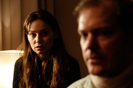 Mina Tander, Godehard Giese in "Das Hotelzimmer" (2014) Das Hotelzimmer, © kurhaus production Film & Medien GmbH