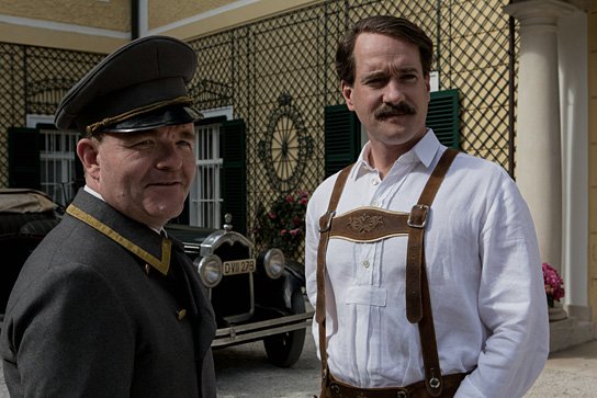 Cornelius Obonya, Matthew Macfadyen (v.l.n.r.) in "Die Trapp Familie - Ein Leben für die Musik" (2015) "Die Trapp Familie - Ein Leben für die Musik", © 2015 Concorde / Jan Betke