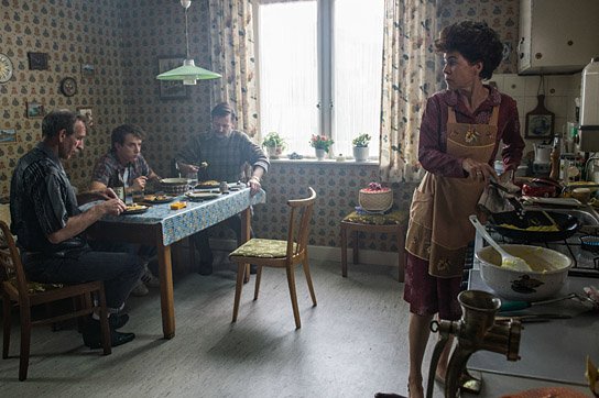 Jochen Nickel, David Hugo Schmitz, Ingo Naujoks, Anja Kruse (v.l.n.r.) in "Radio Heimat" (2015/16) "Radio Heimat", © 2016 Concorde Filmverleih, Westside, TMG, Wolfgang Ennenbach