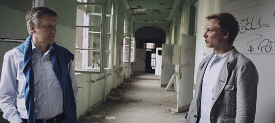 Lutz Blochberger, Max Kidd (v.l.n.r.) in "Neukölln Wind" (2015/16) "Neukölln Wind"; Quelle: Basis-Film, DIF