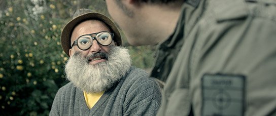 Aldo "Macha" Asenjo, Rodrigo González (v.l.n.r.) in "El Viaje" (2015/16) "El Viaje", Quelle: mindjazz pictures, DIF