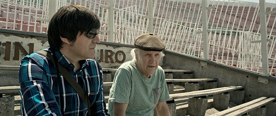 Rodrigo González, Eduardo Yañez (v.l.n.r.) in "El Viaje" (2015/16)