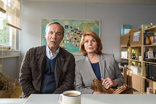 Heiner Lauterbach, Senta Berger in "Willkommen bei den Hartmanns" (2016) "Willkommen bei den Hartmanns", © 2016 Warner Bros. Ent.