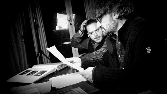 M. A. Littler, Alain Croubalian (v.l.n.r.) bei den Dreharbeiten zu "Armenia" (2016) "Armenia", Quelle: Slowboat Films, DIF