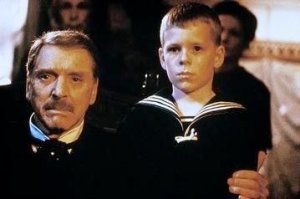 Burt Lancaster, Marcus Hetzner (v.l.n.r.) in "Väter und Söhne" (1984/85) Väter und Söhne, Quelle: Bernhard Sinkel