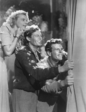 Inge Landgut, Volker von Collande (Mitte) in "Dreizehn unter einem Hut" (1949/50) Dreizehn unter einem Hut