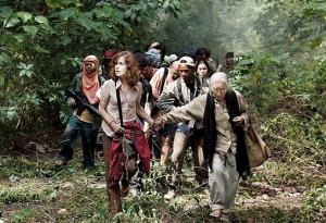 Szene mit Isabelle Huppert, Rustica Carpio (vorne v.l.n.r.) Captive