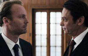 Mark Waschke, Sylvester Groth (v.l.n.r.) in "Zum Geburtstag" (2012/13) Zum Geburtstag; Quelle: X Verleih AG, DIF