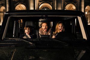 Arved Friese, Milan Peschel, Paula Hartmann (v.l.n.r.) in "Der Nanny" (2014/15) Der Nanny, © Pantaleon, ARRI, WS Filmproduktion, Pantaleon Entertainment, Warner