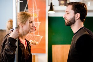 Birte Hanusrichter, Aaron Thiesse in "Nichtsdestotrotz" (2013) Nichtsdestotrotz, © HFF München, schöne neue filme