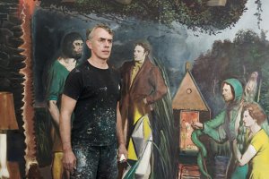 Neo Rauch in "Neo Rauch - Gefährten und Begleiter" (2014-16) "Neo Rauch - Gefährten und Begleiter, Quelle: Weltkino Filmverleih, DIF
