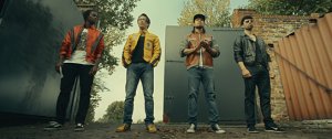 Eugene Boateng, Cha-Lee Yoon, Phong Giang, Can Aydin (v.l.n.r.) in "Plan B - Scheiß auf Plan A" (2014-17) "Plan B - Scheiß auf Plan A", © 2017 Twentieth Century Fox