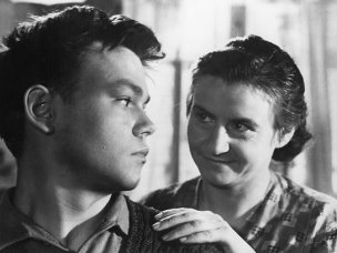 Ernst-Georg Schwill, Angelika Hurwicz in "Sie nannten ihn Amigo" (1958/59) Sie nannten ihn Amigo, Quelle: DIF, © DEFA-Stiftung, Manfred Durniok
