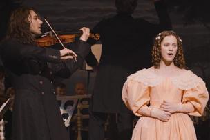 David Garrett, Andrea Deck in "Der Teufelsgeiger" (2012/13) Der Teufelsgeiger, © Summerstorm, Dor, Construction, BR, Arte, Foto: W. Wehner
