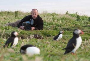 Hans-Peter Kuttler bei den Dreharbeiten zu "Die Nordsee - Unser Meer" (2002-13) Die Nordsee - Unser Meer