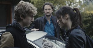 Lorenzo Nedis Walcher, Jan Messutat, Karolina Gorczyca (v.l.n.r.) in "Agnieszka" (2013/14) Agnieszka