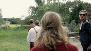 Oliver Törner, Frank Jacobsen, Milena Dreißig, Andreas Bichler (v.l.n.r.) in "Antons Fest" (2011-13) "Antons Fest"; Quelle: daredo media, DIF