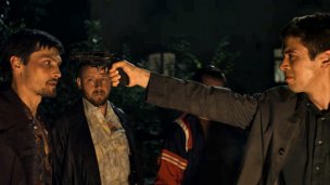 Stipe Erceg, Ivan Shvedoff, Toby Kebbell (v.l.n.r.) in "Buddha's Little Finger" (2012-15) Buddha's Little Finger, Quelle: Farbfilm Verleih, DIF, © Rohfilm GmbH