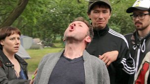 Eva Löbau, Samuel Finzi, Mirek Balonis, Jakub Ehrlich (v.l.n.r.) in "Worst Case Scenario" (2012-14) Worst Case Scenario