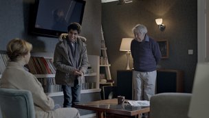 Ingeborg Schöner, Kristyan Ferrer, Rüdiger Evers (v.l.n.r.) in "Guten Tag, Ramón" (2012/13) Guten Tag, Ramón, © 2014 Twentieth Century Fox
