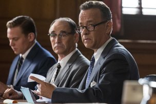 Billy Magnussen, Mark Rylance, Tom Hanks (v.l.n.r.) in "Bridge of Spies - Der Unterhändler" (2014/15) "Bridge of Spies - Der Unterhändler", © 2015 Twentieth Century Fox
