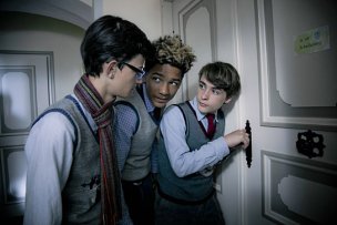 Eloi Christ, Chieloka Nwokolo, Maurizio Magno (v.l.n.r.) in "Burg Schreckenstein 2 - Küssen (nicht) verboten" (2017) "Burg Schreckenstein 2", © Concorde, Roxy Film, Christian Hartmann