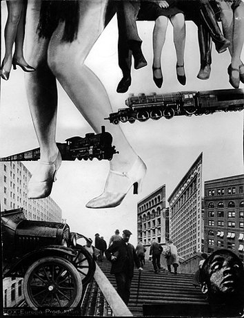 Collage "Berlin. Die Sinfonie der Großstadt" (1927); Quelle: SDK