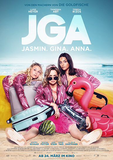 Filmplakat von "JGA: Jasmin. Gina. Anna." (2022), 